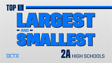 Who are the Largest and Smallest 2A Programs in Texas?