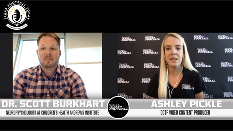TexasFootball.com Interview: Children's Health Andrews Institute Neuropsychologist Dr. Scott Burkhart