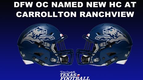 DFW OC named new HC at Carrollton Ranchview