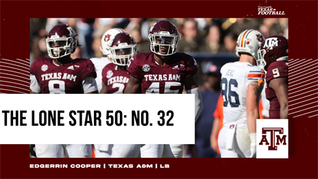 The Lone Star 50: No. 32 Edgerrin Cooper steps into spotlight for Wrecking Crew
