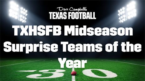 DCTX TXHSFB Midseason Surprise Teams of the Year