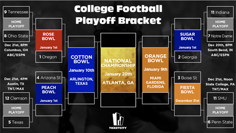 TicketCity’s Guide to Bowl Season - 10% Off Tickets