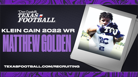 TexasFootball.com Interview: Klein Cain 2022 4-Star WR Matthew Golden