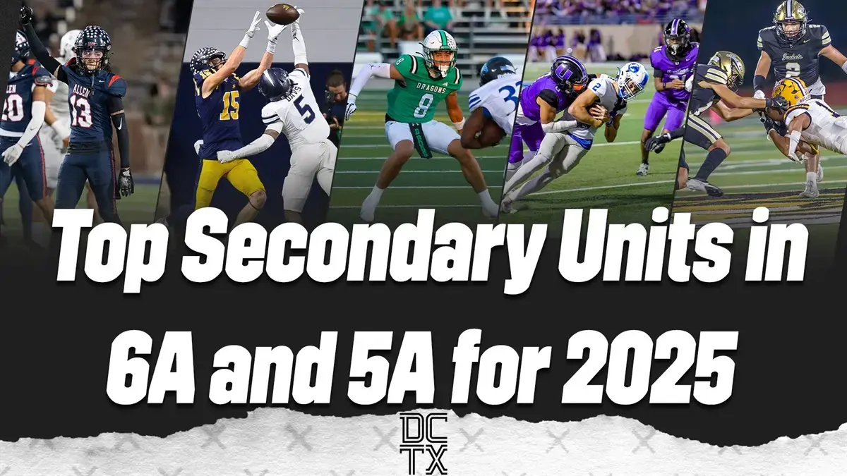 Top Secondaries in 6A and 5A for 2025