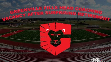 Greenville fills head coaching vacancy after surprising retirement