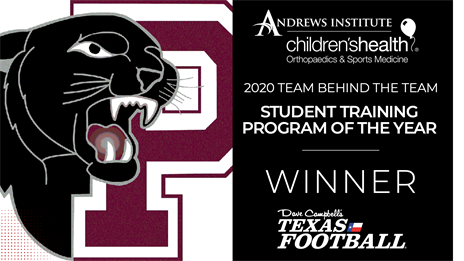 ANNOUNCEMENT: Winner of the 2020 Team Behind the Team Award Presented by Children's Health Andrews Institute