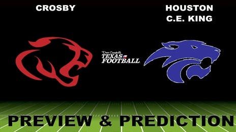 Preview & Prediction: Crosby at Houston C.E. King