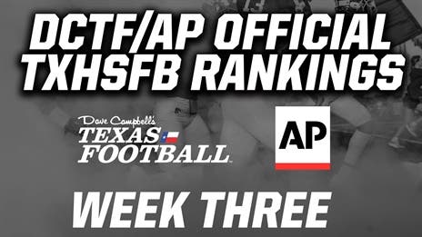 WATCH: DCTF/AP Official TXHSFB Rankings