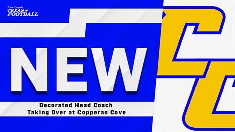 Decorated Head Coach Taking Over at Copperas Cove