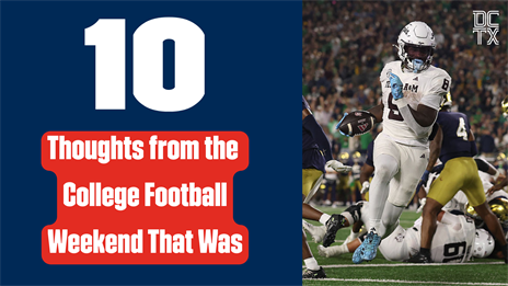 10 Thoughts from Week 3 of the College Football Season