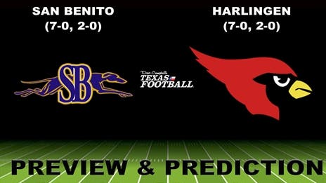 Preview & Prediction: San Benito (7-0, 2-0) at Harlingen (7-0, 2-0)