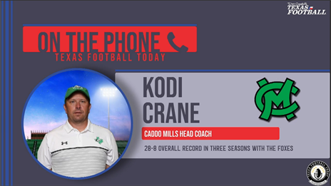 TexasFootball.com Interview: Caddo Mills head coach Kodi Crane