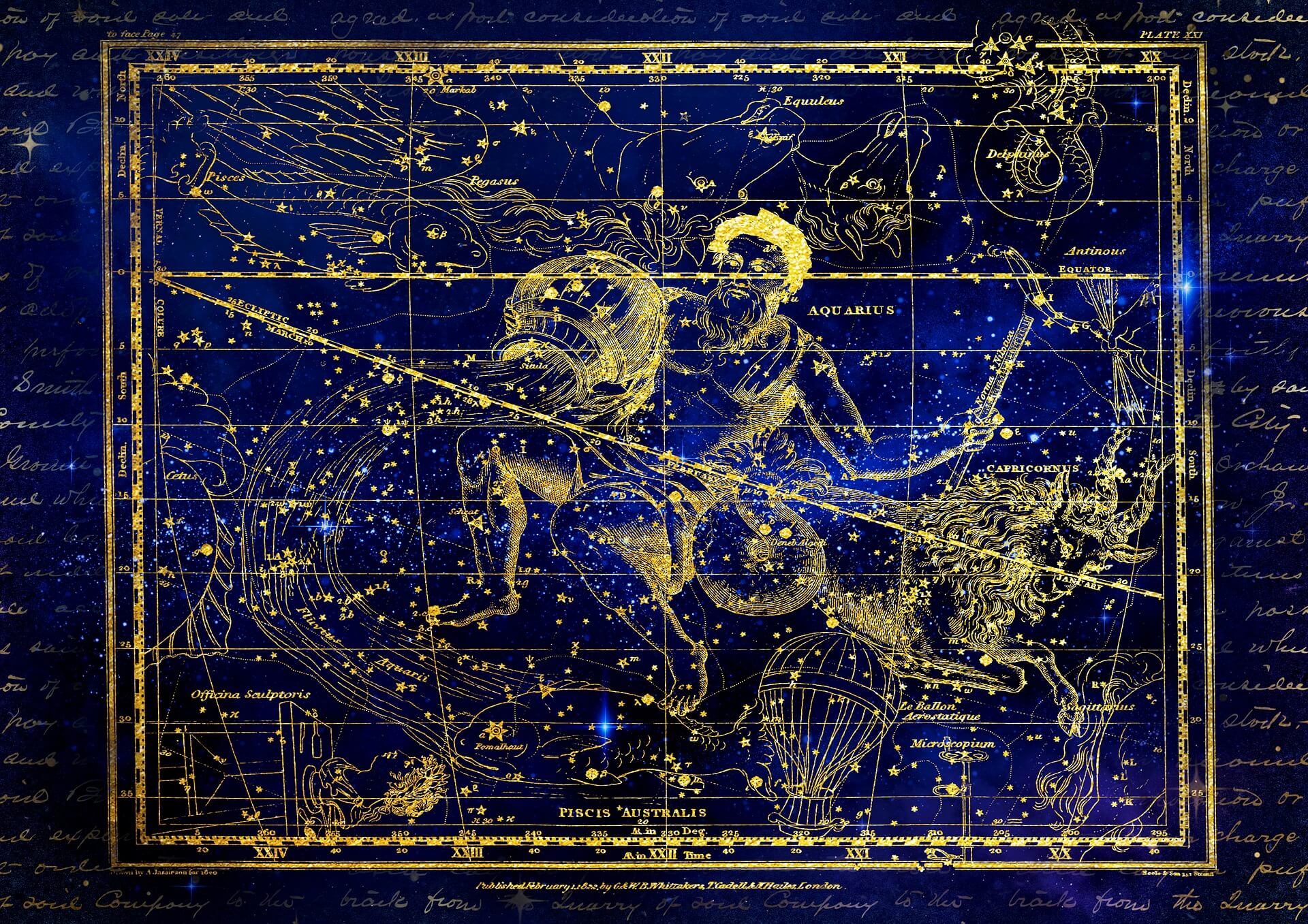 Capricorn and Aquarius Constellation