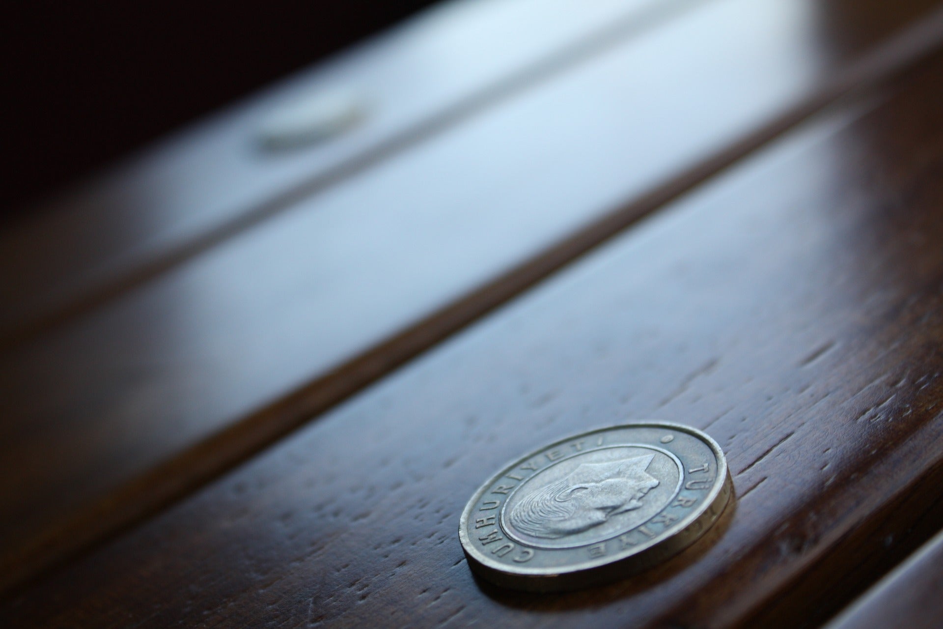 Загадываем монеты. Монеты на столе. Мелочь на столе. Монеты разбросаны на столе. Монетка.