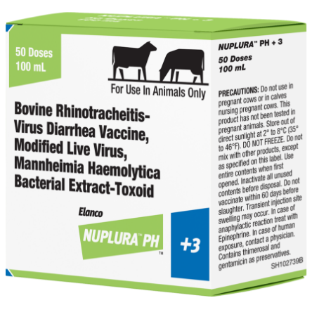 NUPLURA® PH |For Prevention of Respiratory Disease in Cattle