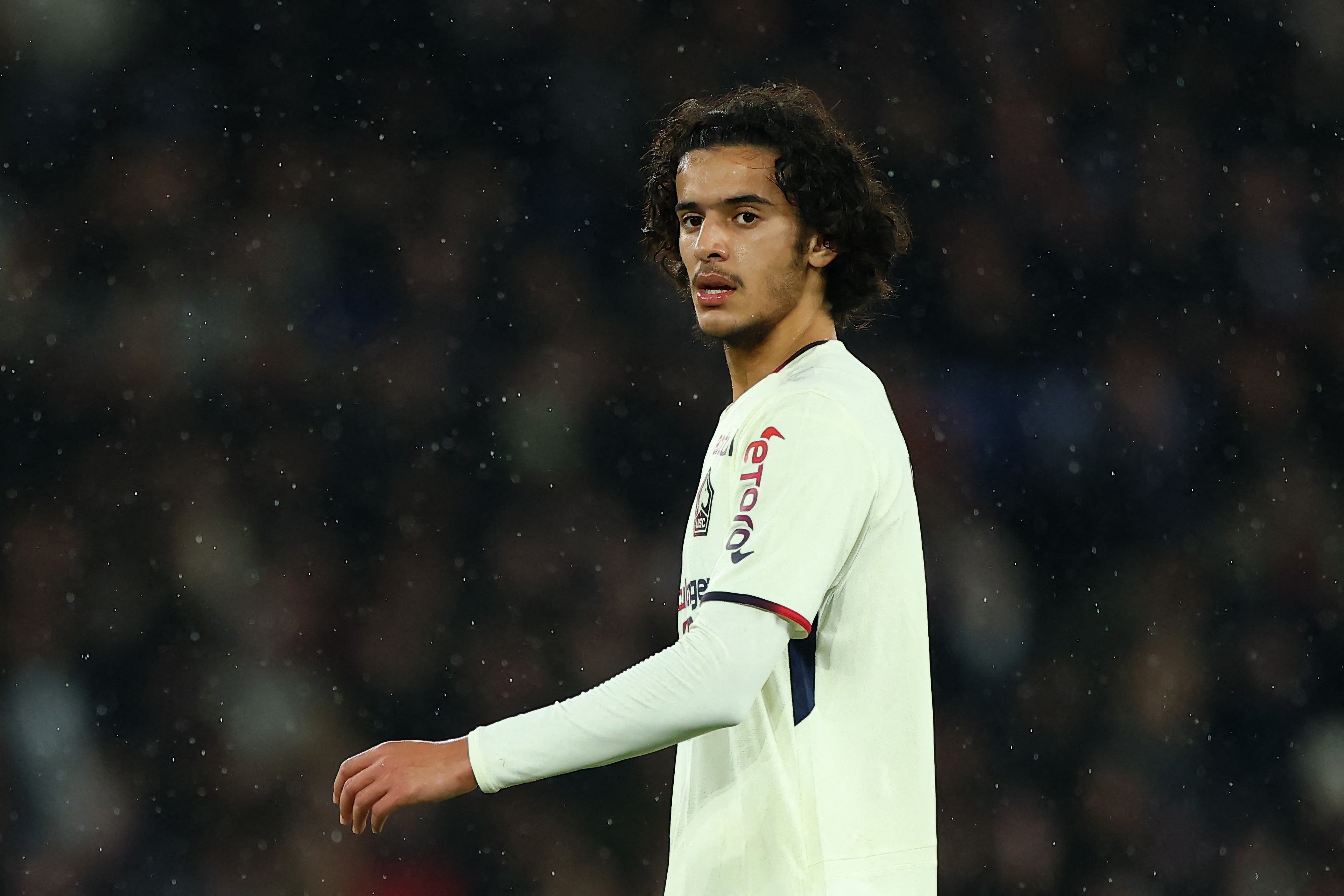 Soccer Football - Ligue 1 - Paris St Germain v Lille - Parc des Princes, Paris, France - January 16, 2026 Lille's Ayyoub Bouaddi reacts REUTERS/Gonzalo Fuentes