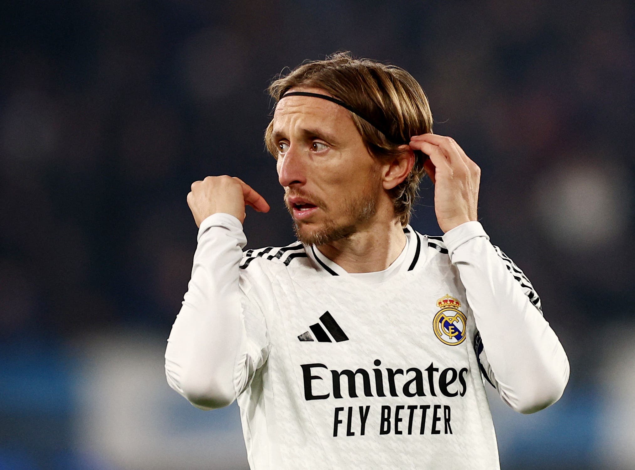 Real Madrid's Luka Modric
