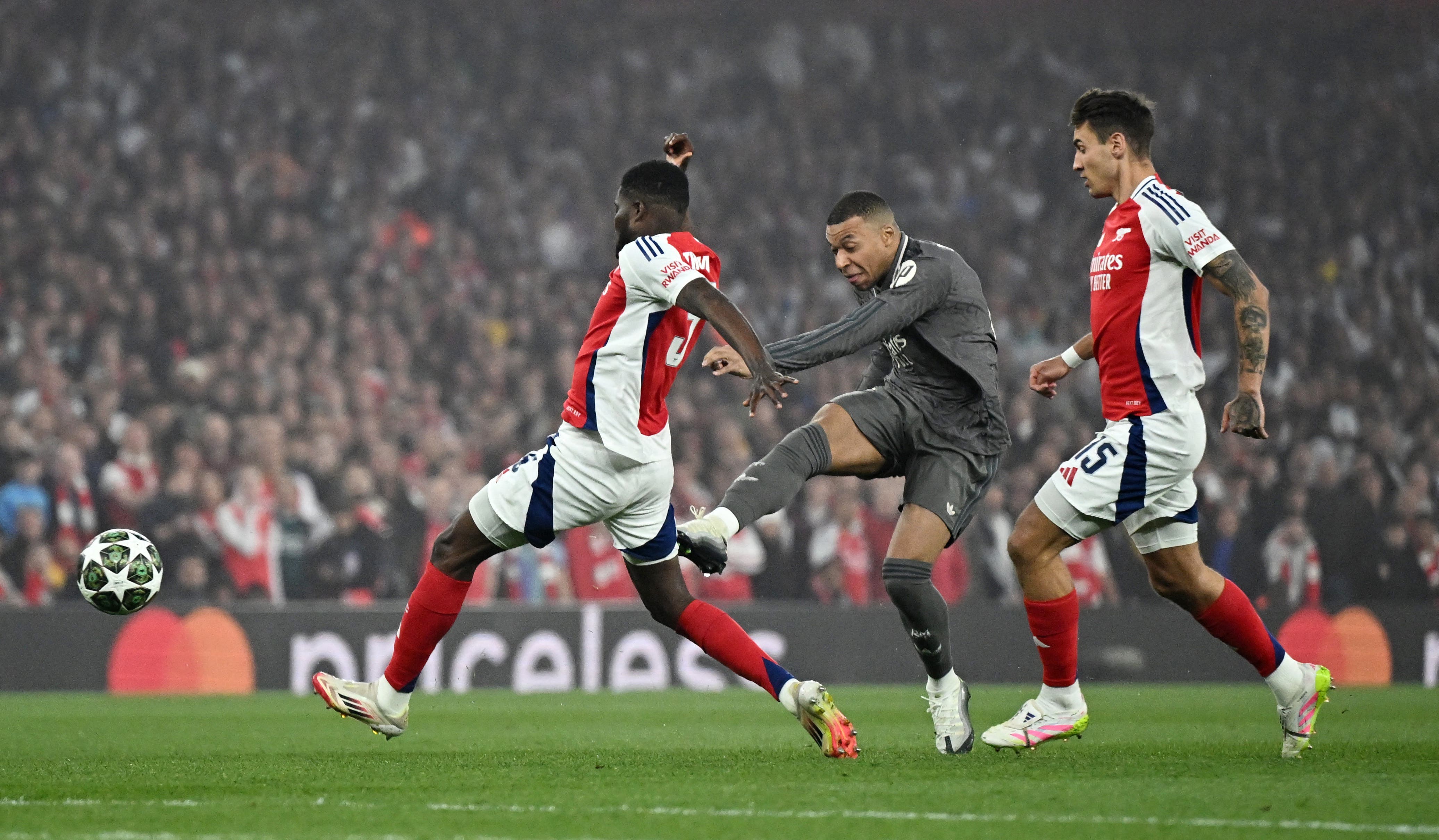 Real Madrid vs Arsenal.