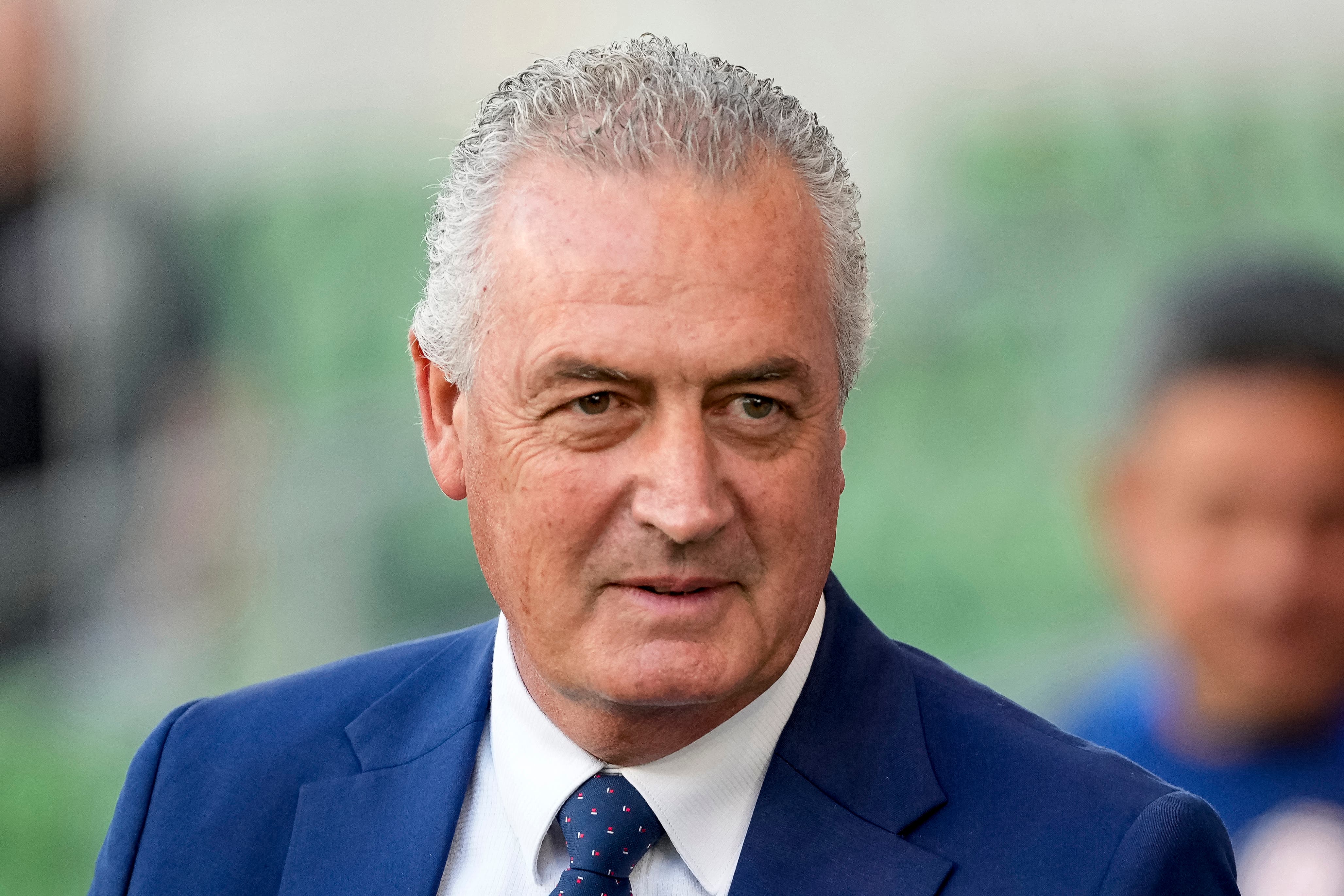 Jul 2, 2024; Austin, TX, USA; Costa Rica coach Gustavo Alfaro before the match against Paraguay at Q2 Stadium. Mandatory Credit: Scott Wachter-USA TODAY Sports