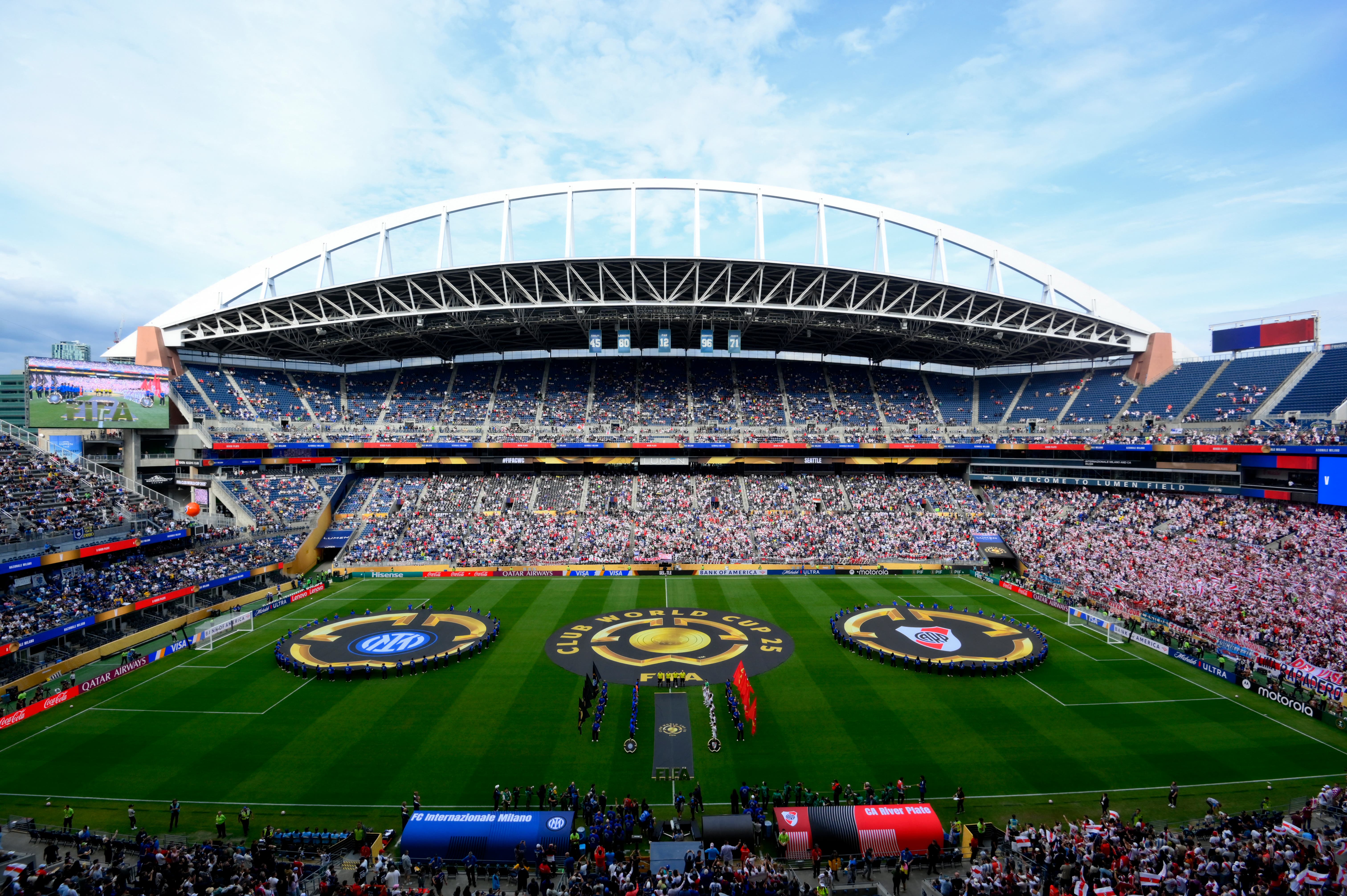 Soccer Football - FIFA Club World Cup - Group E - Inter Milan v River Plate - Lumen Field, Seattle, Washington, U.S. - June 25, 2025 General view inside the stadium before the match IMAGN IMAGES via Reuters/Steven Bisig