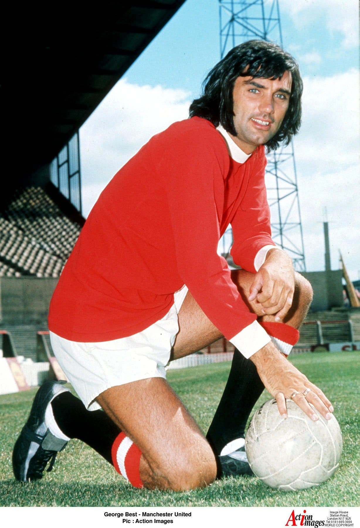 George Best during his years as a Manchester United player.