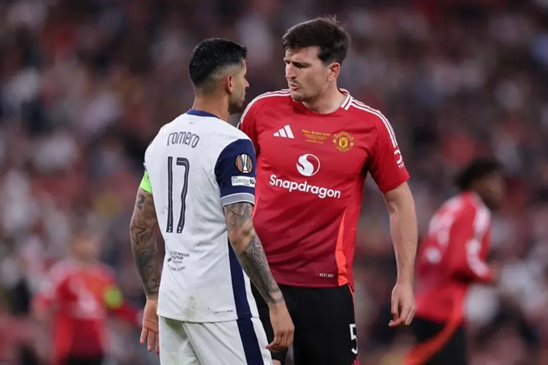 Guti Romero y Harry Maguire