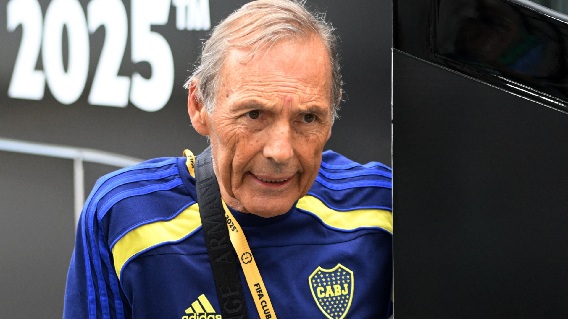 Miguel Ángel RUSSO durante el Mundial de Clubes con Boca Juniors. 