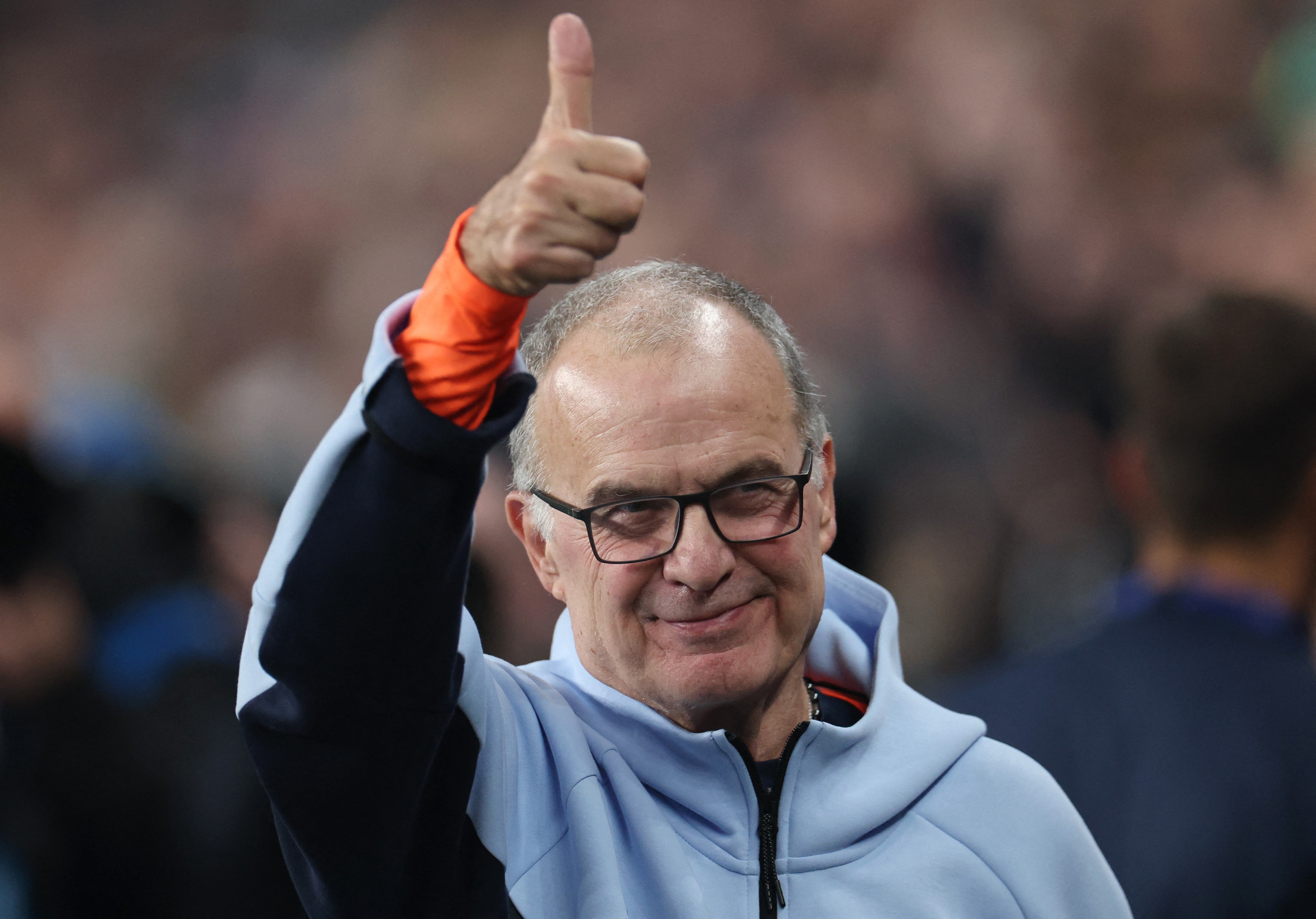 Soccer Football - International Friendly - England v Uruguay - Wembley Stadium, London, Britain - March 27, 2026 Uruguay coach Marcelo Bielsa before the match REUTERS/Toby Melville