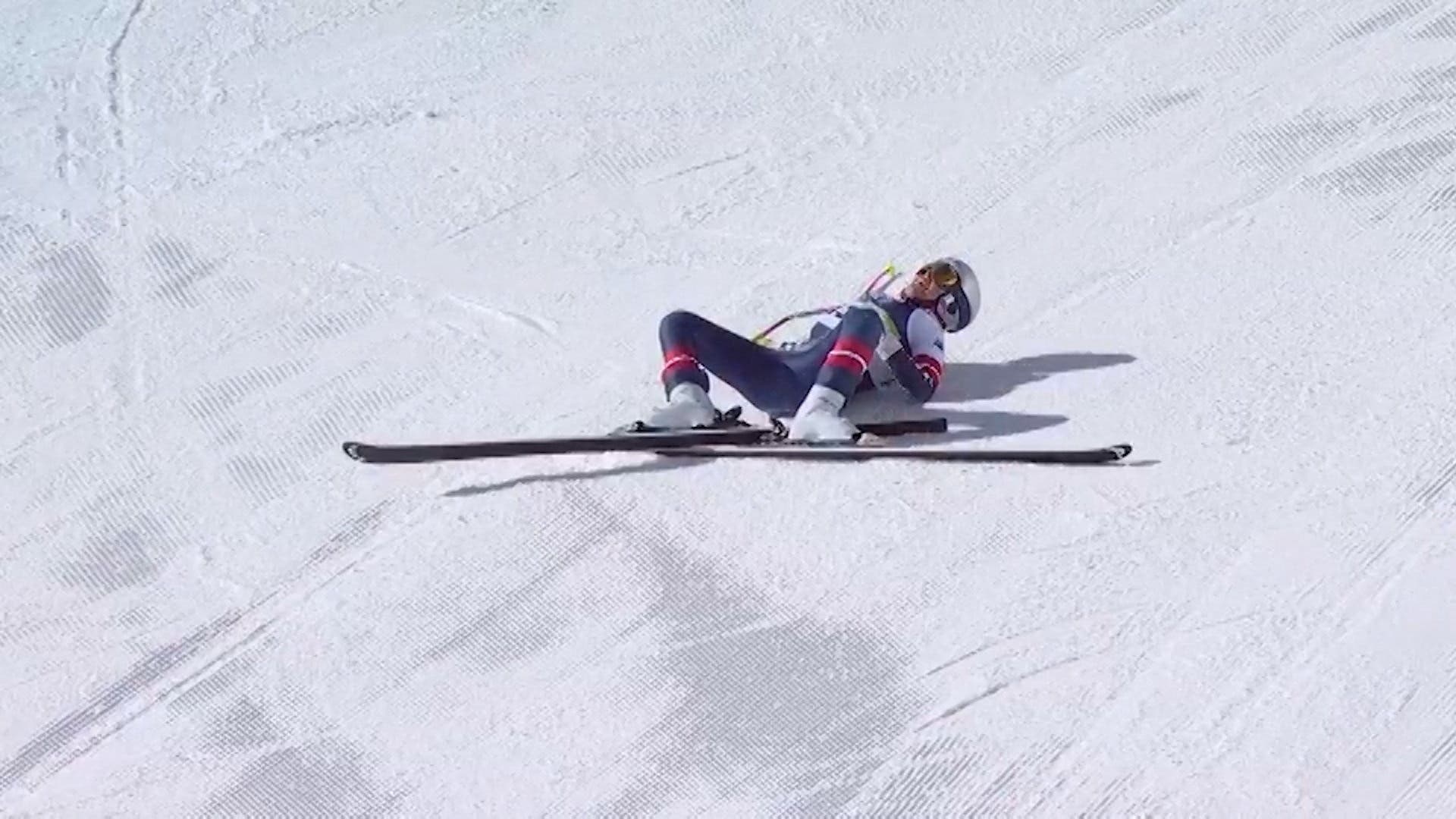 Lindsey Vonn crash 