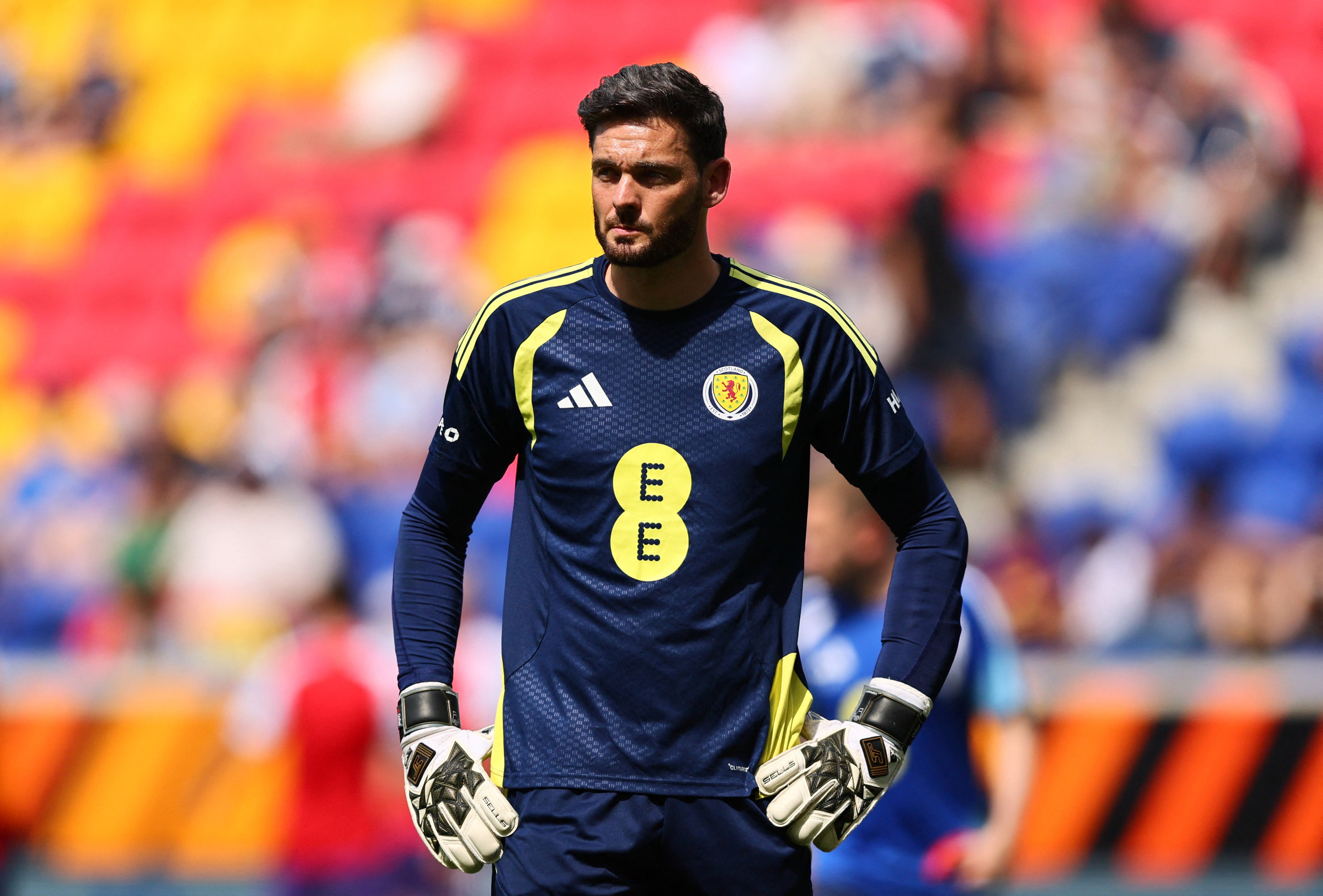 Soccer Football - International Friendly - Bolivia v Scotland - Sports Illustrated Stadium, Harrison, New Jersey, U.S. - June 6, 2026 Scotland's Craig Gordon during the warm up before the match IMAGN IMAGES via Reuters/Caean Couto