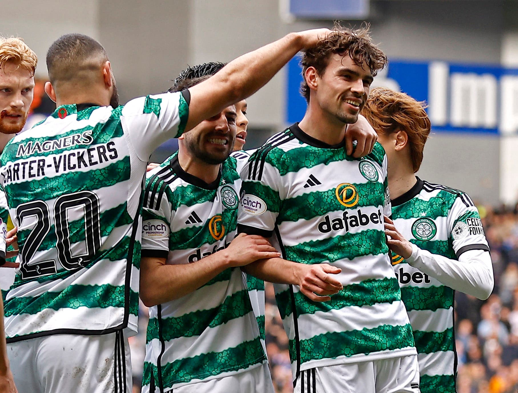 Matt O'Riley for Celtic Football Club.