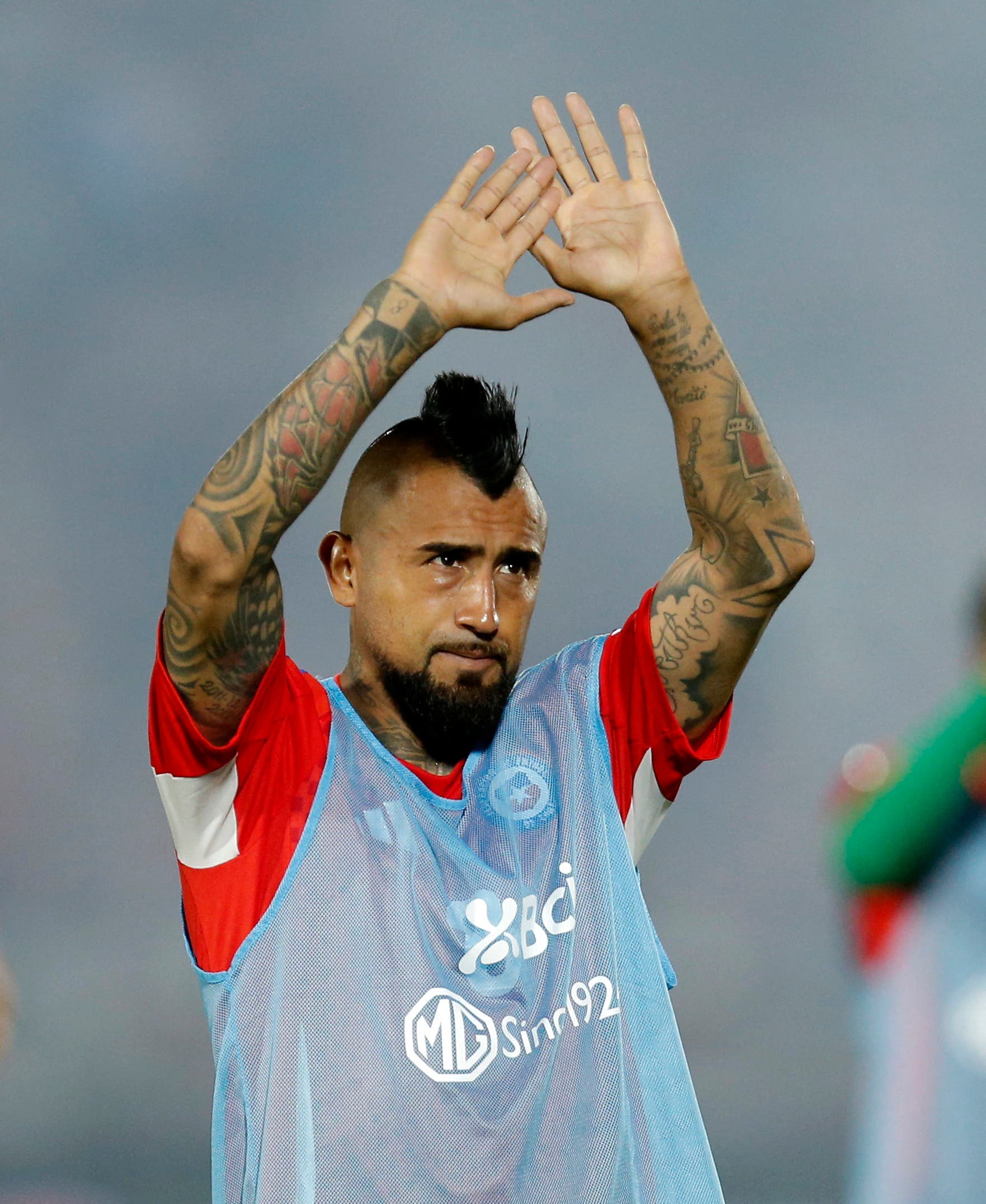 Soccer Football - World Cup - South American Qualifiers - Paraguay v Chile - Estadio Defensores del Chaco, Asuncion, Paraguay - March 20, 2025 Chile's Arturo Vidal looks dejected after the match REUTERS/Cesar Olmedo