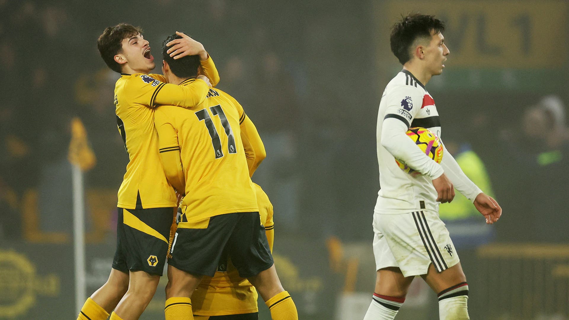 Wolverhampton vs. Manchester United.