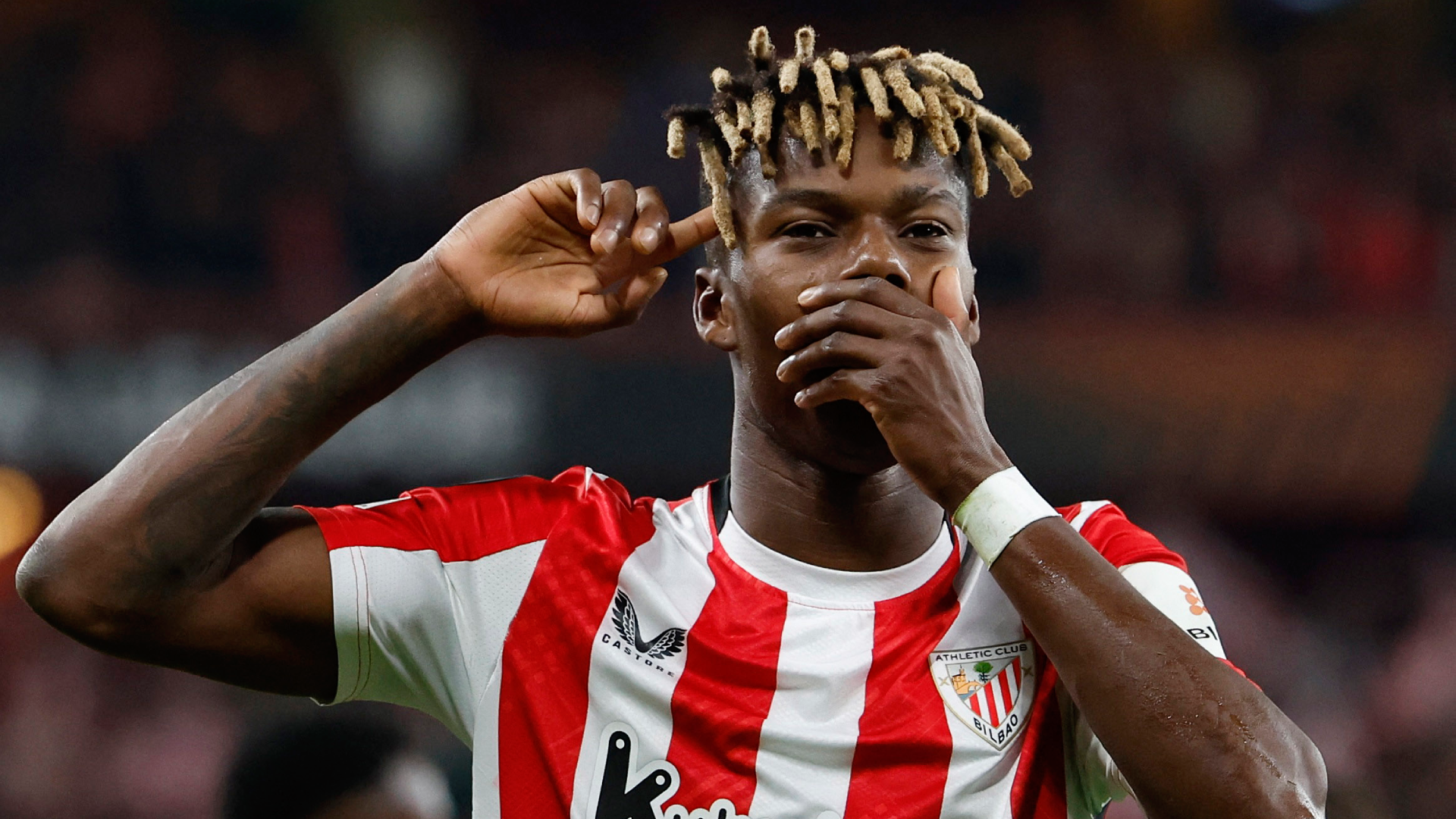 Nico Williams with Athletic Bilbao.