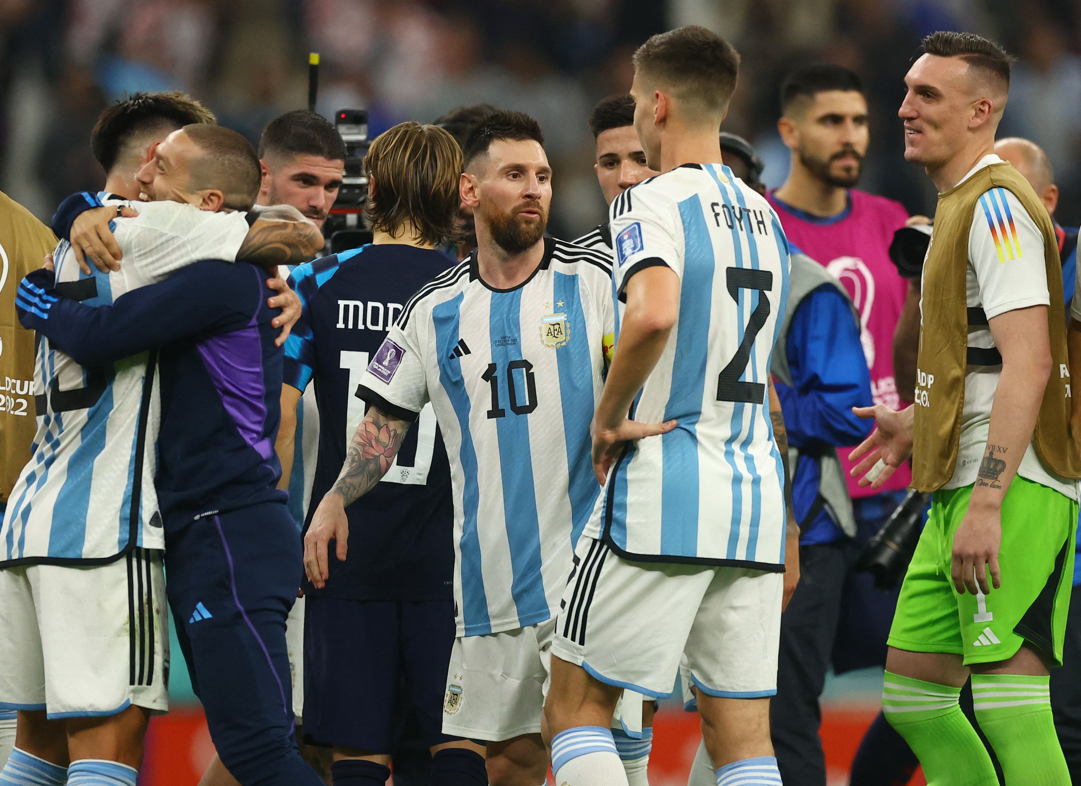 Messi Foyth Argentina.
