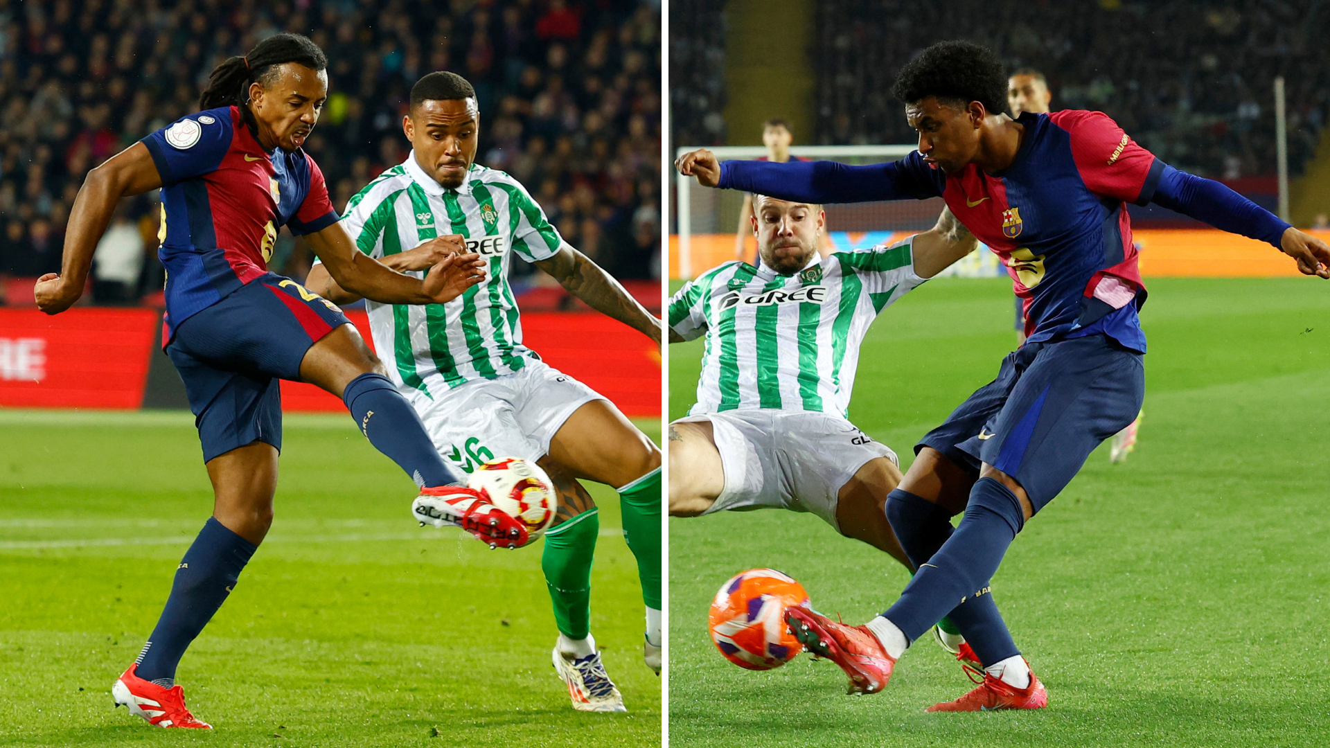 Jules Koundé y Alejandro Balde