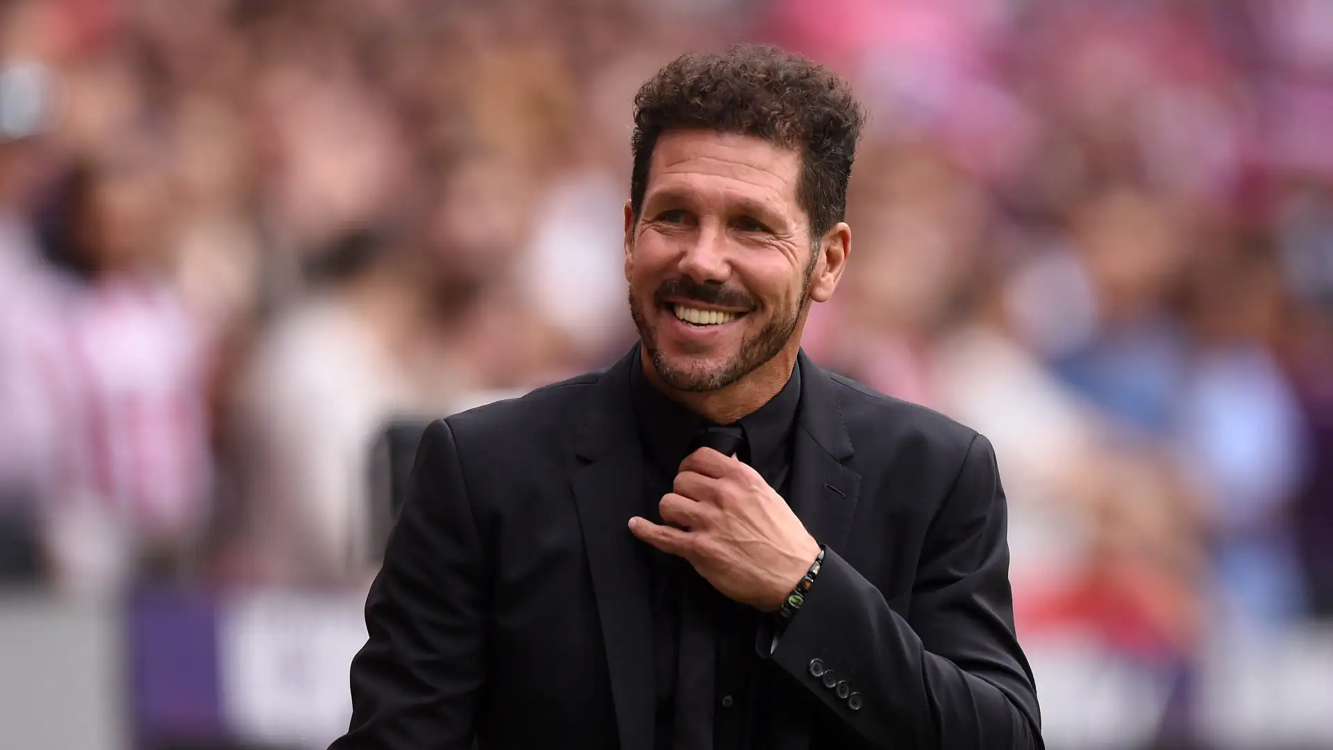 Diego Simeone during a match with Atlético de Madrid.