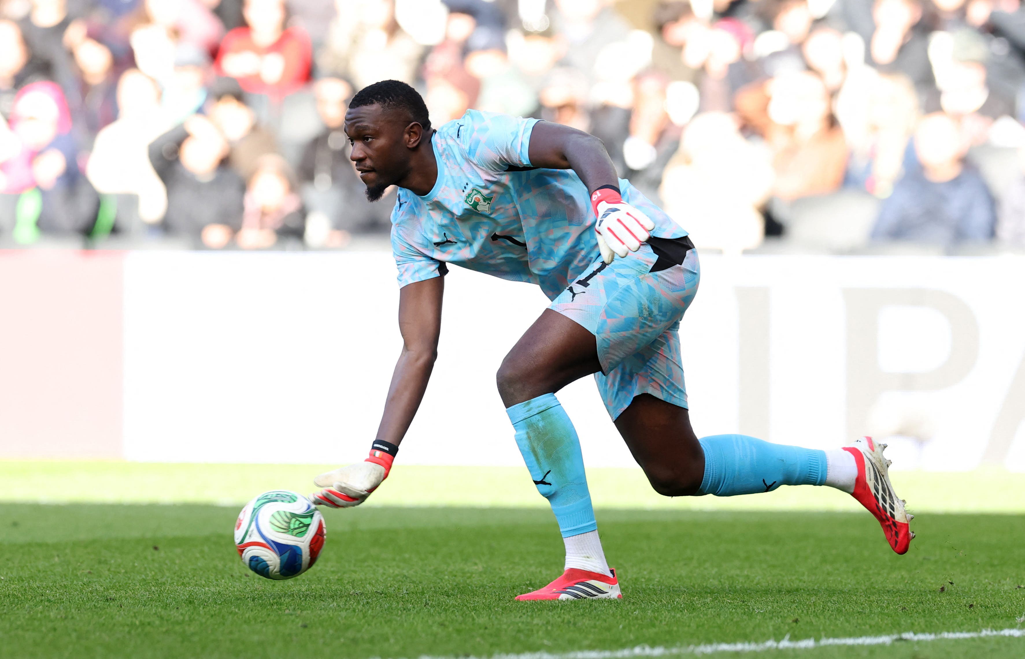 Soccer Football - International Friendly - South Korea v Ivory Coast - Stadium MK, Milton Keynes, Britain - March 28, 2026 Ivory Coast's Yahia Fofana in action Action Images via Reuters/Andrew Boyers