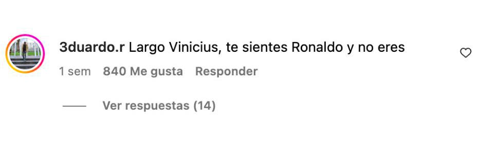Vinicius Comentarios.
