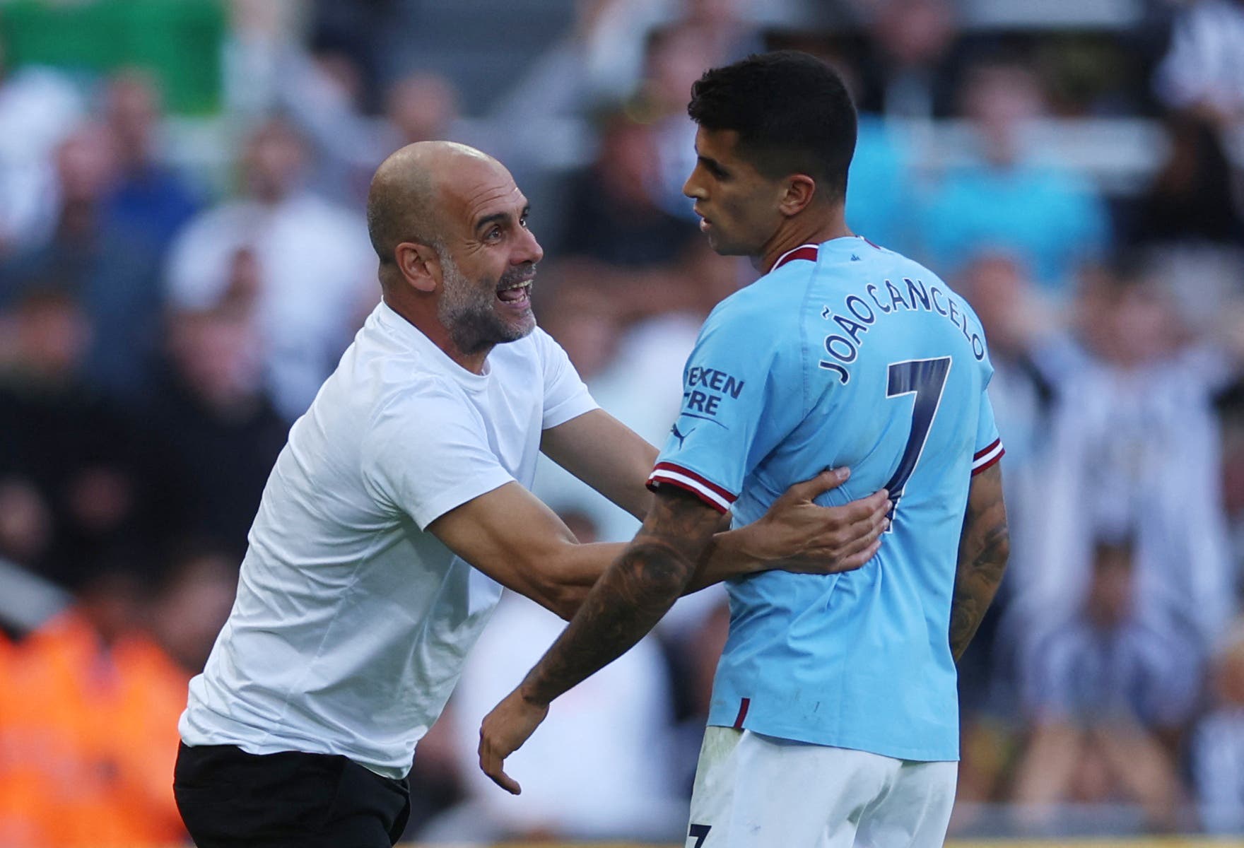 Joao Cancelo Pep Guardiola