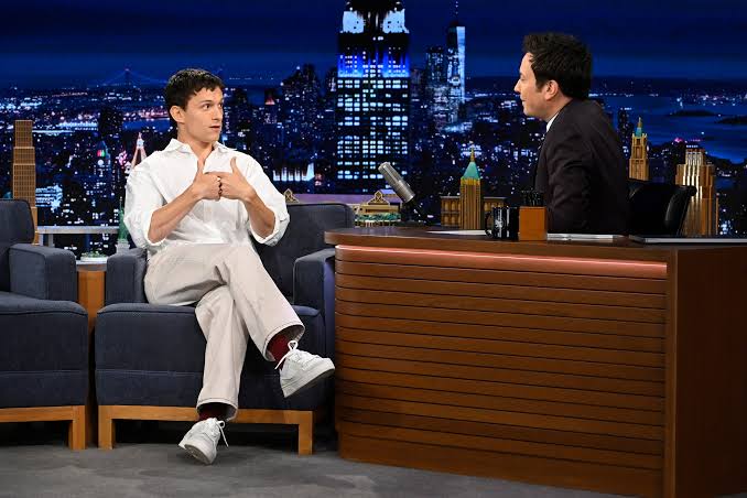 Tom Holland Jimmy Fallon