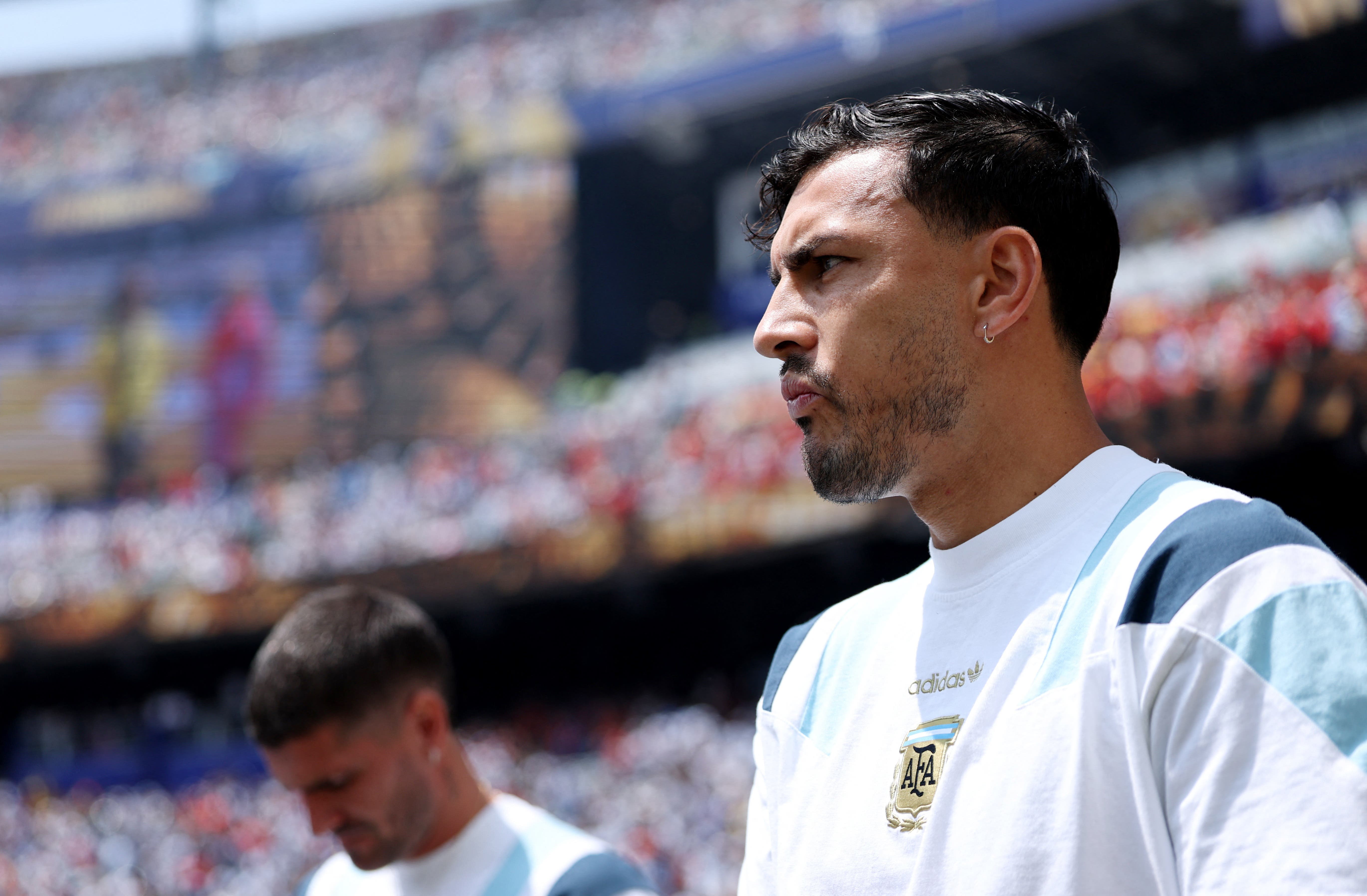Soccer Football - FIFA World Cup 2026 - Final - Spain v Argentina - New York/New Jersey Stadium, East Rutherford, New Jersey, U.S. - July 19, 2026 Argentina's Leandro Paredes inside the stadium before the match REUTERS/Amanda Perobelli