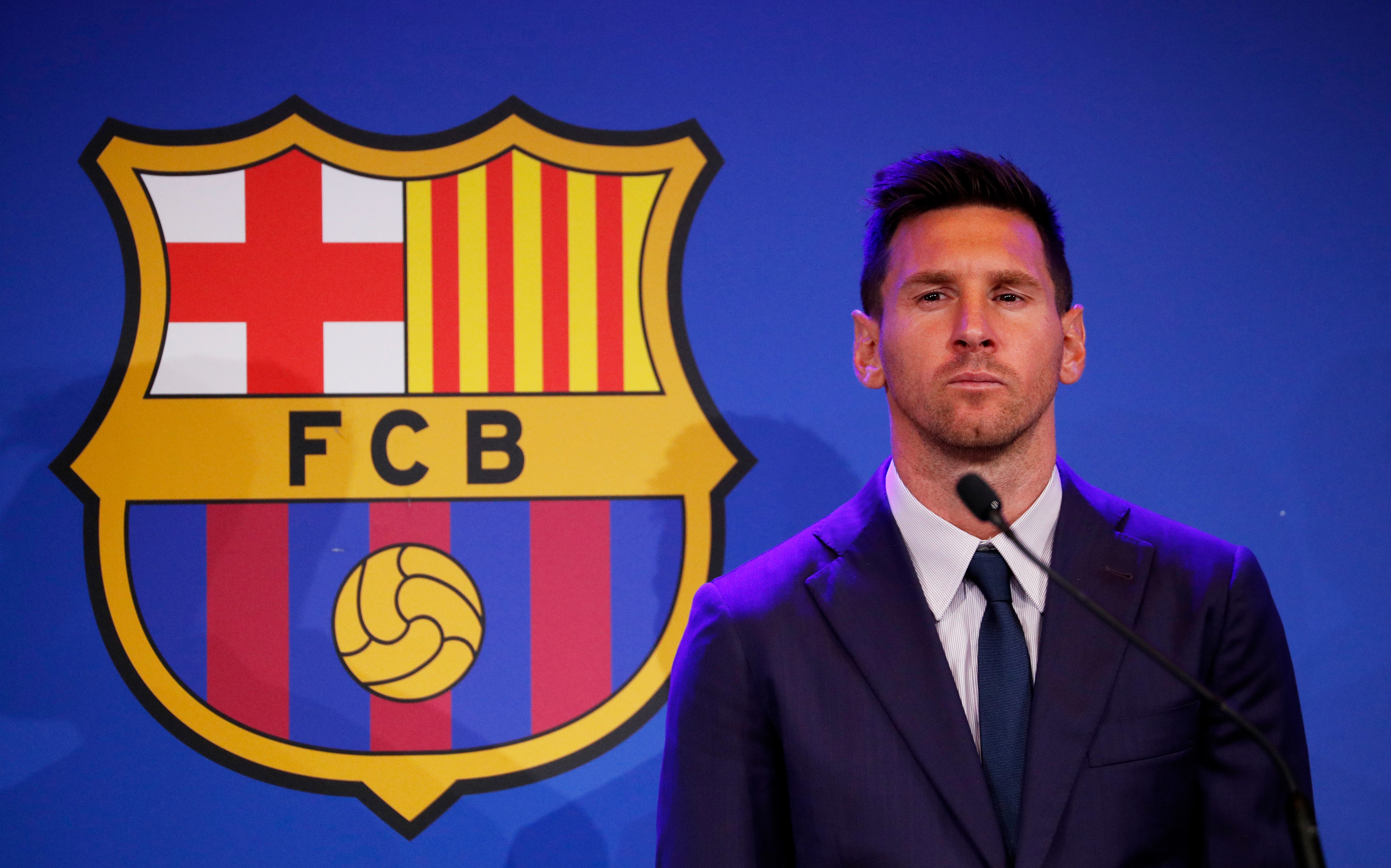 2021 Lionel Messi during the press conference
