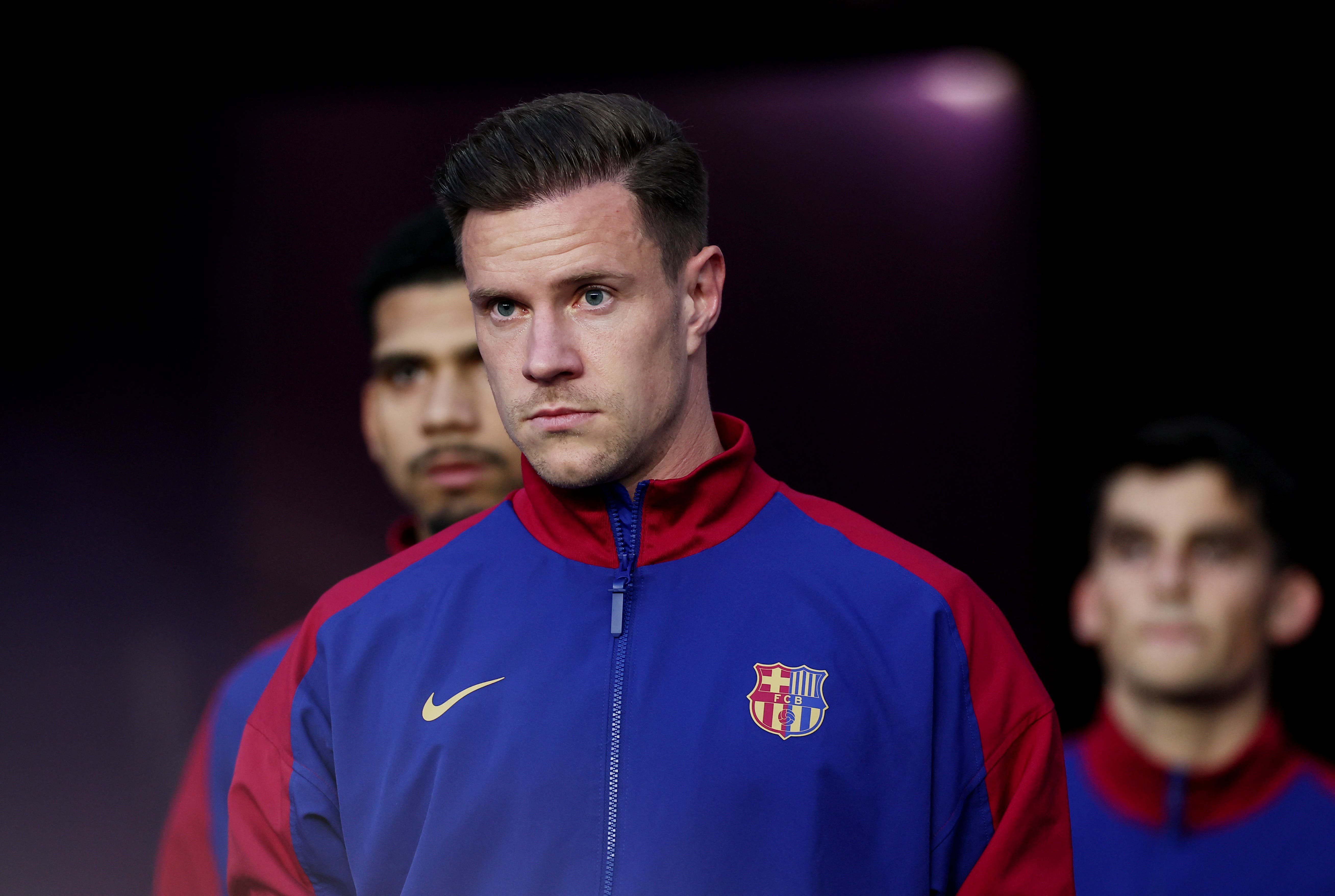 FC Barcelona's Marc-Andre ter Stegen before the match