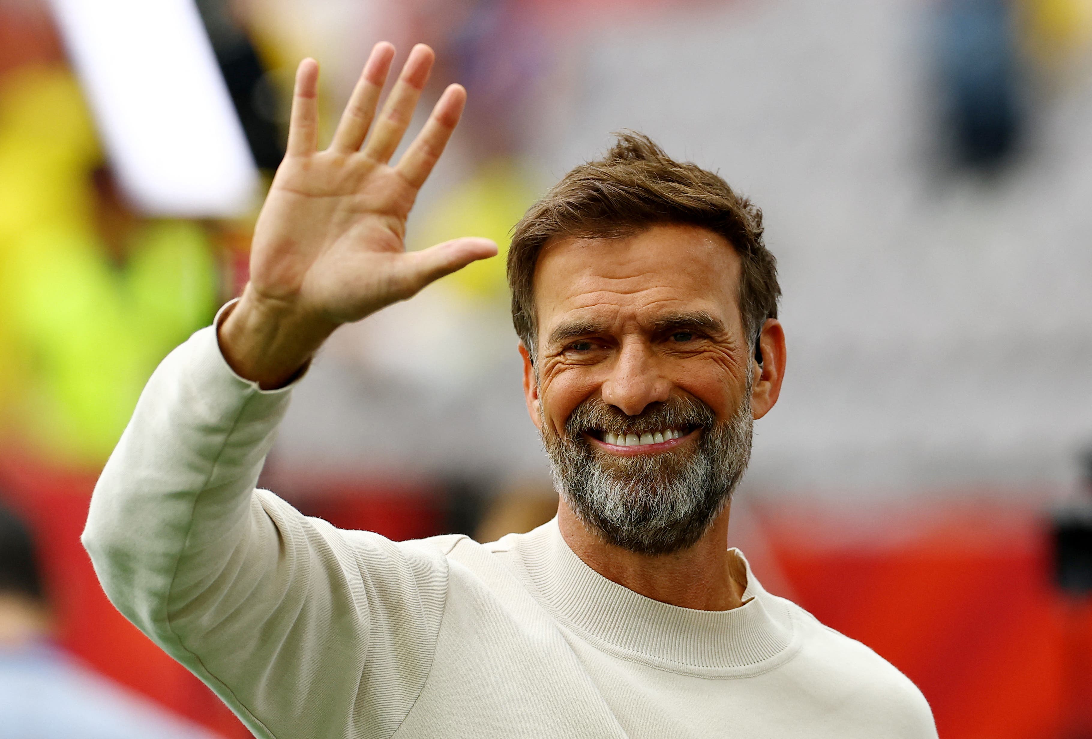 Soccer Football - FIFA World Cup 2026 - Round of 16 - Switzerland v Colombia - BC Place, Vancouver, Canada - July 7, 2026 Jurgen Klopp inside the stadium before the match REUTERS/Agustin Marcarian

