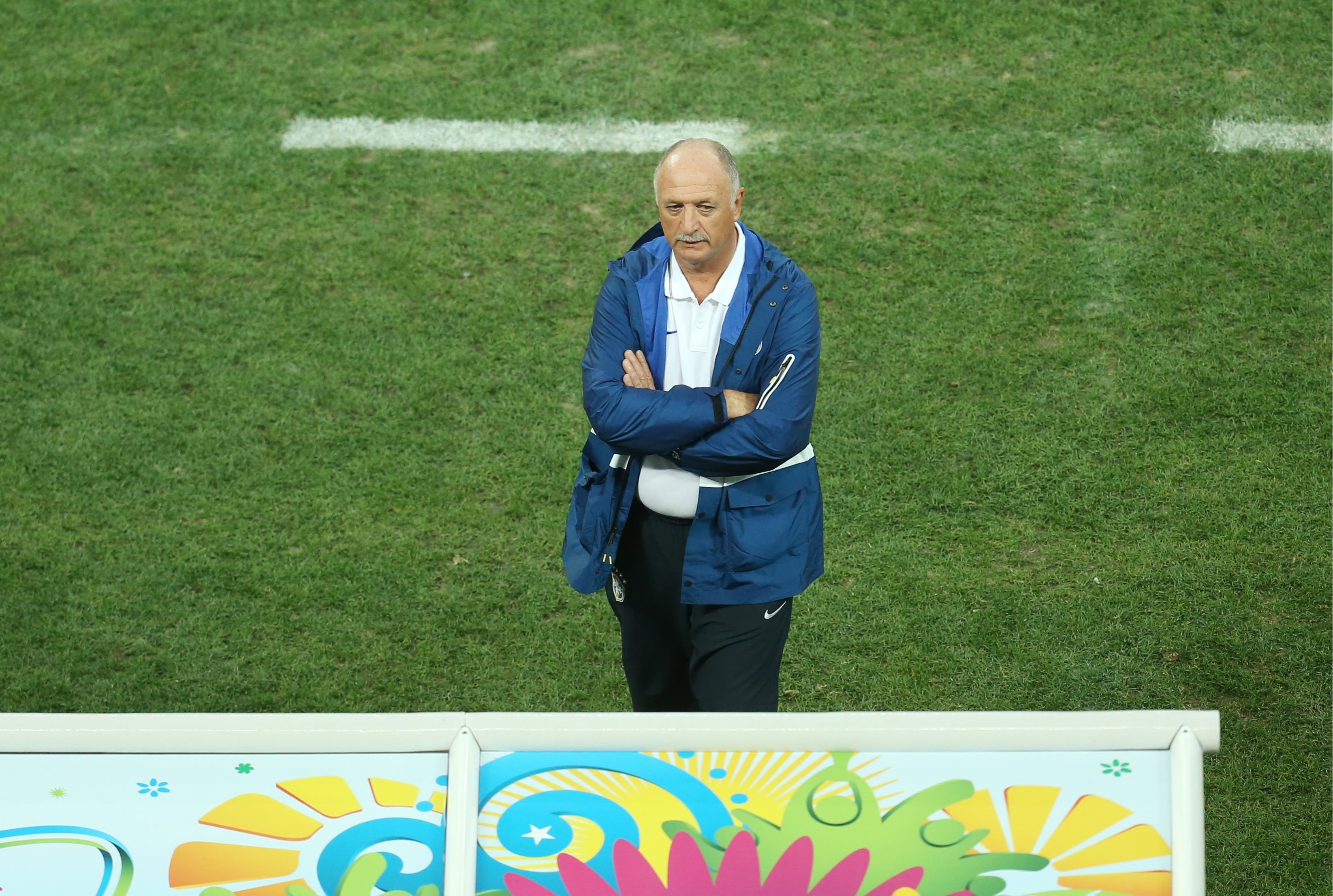 Football - Brazil v Croatia - FIFA World Cup Brazil 2014 - Group A - Arena de Sao Paulo, Sao Paulo, Brazil - 12/6/14 Brazil coach Luiz Felipe Scolari Mandatory Credit: Action Images / Carl Recine EDITORIAL USE ONLY.