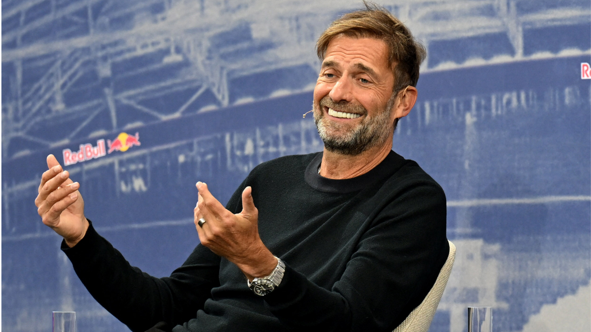 Jürgen Klopp during a press conference.