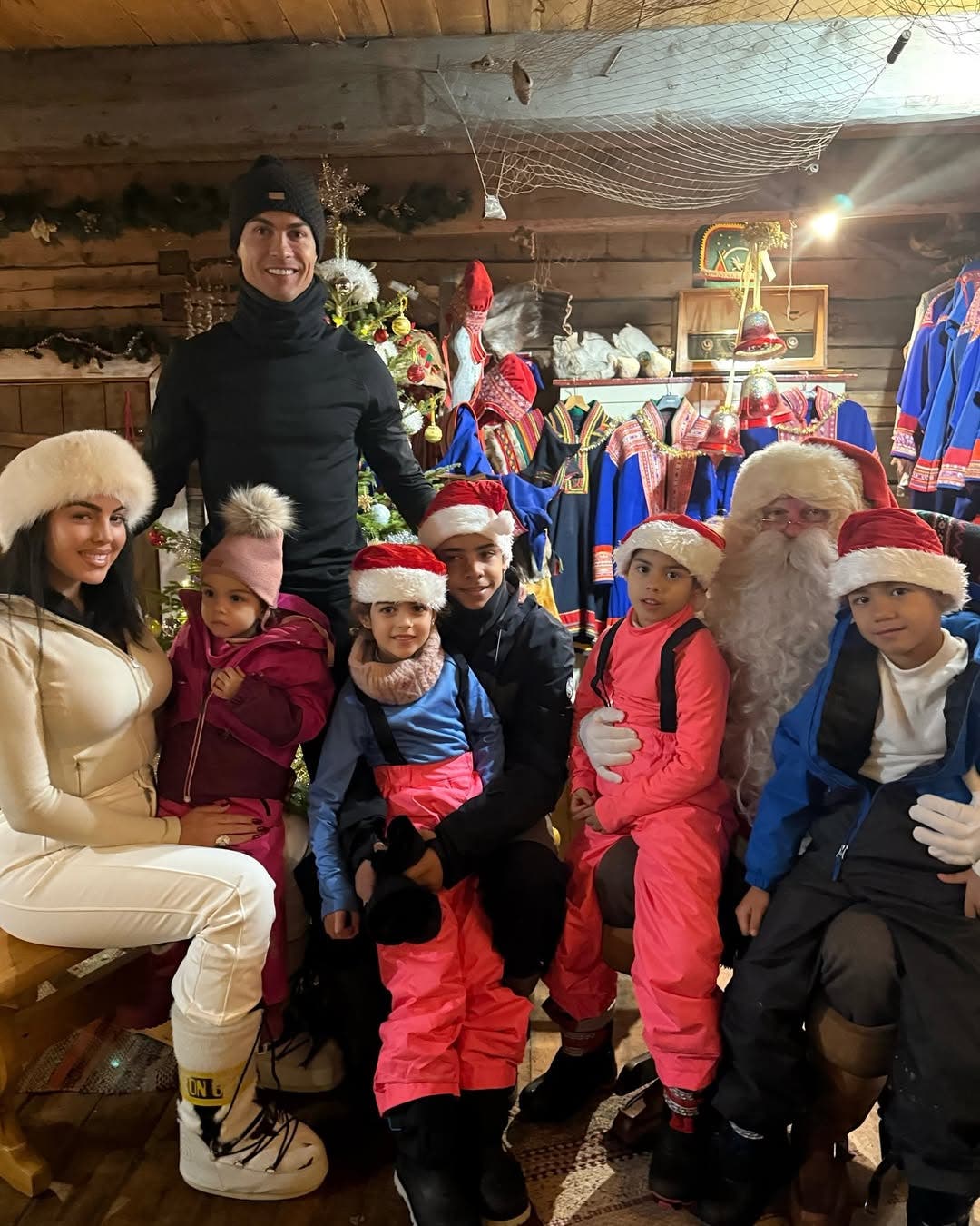 Cristiano Ronaldo, Georgina Rodríguez y toda su familia.