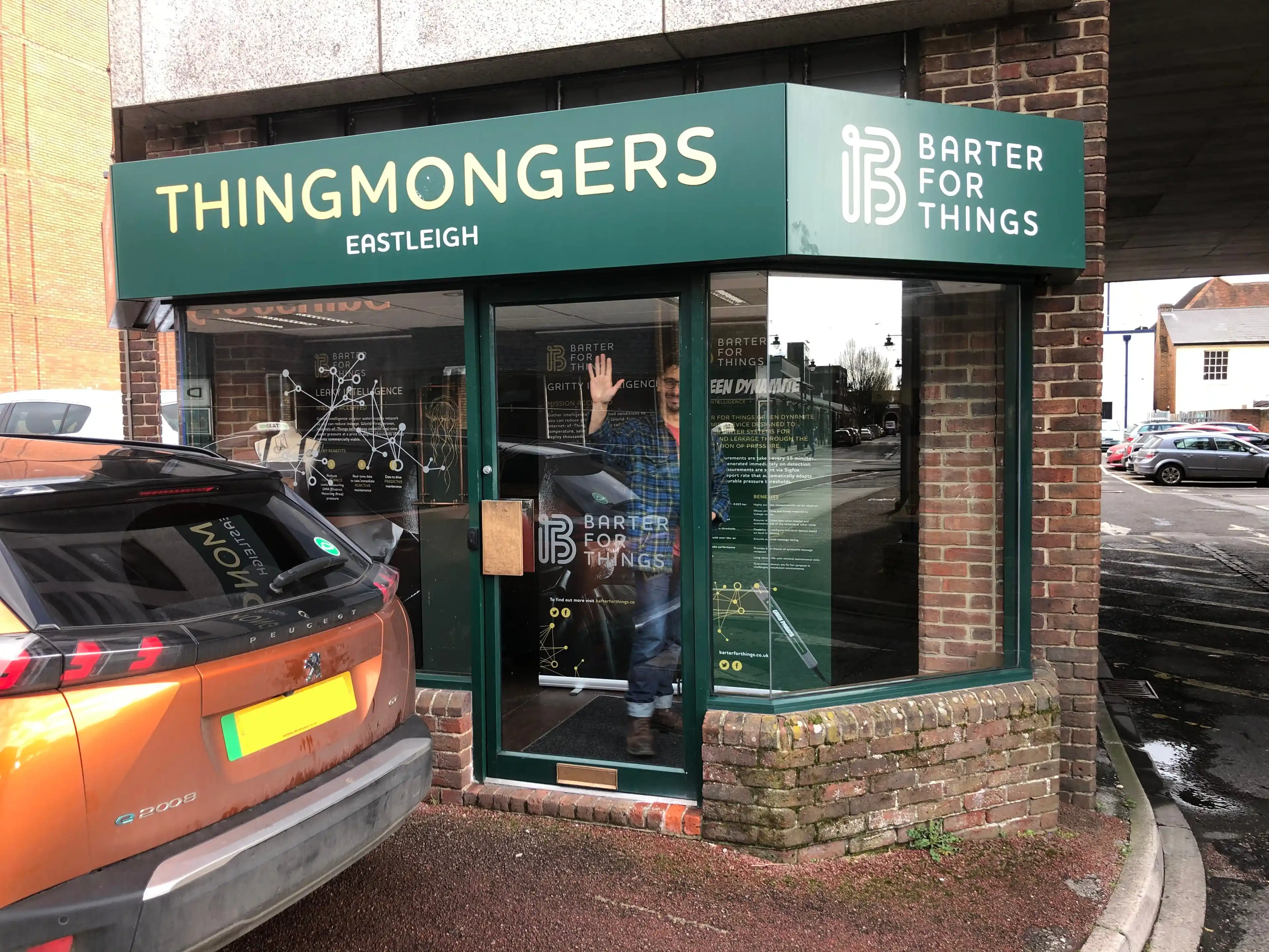 Thingmongers store in Eastleigh. Image courtesy of The Green Edge.