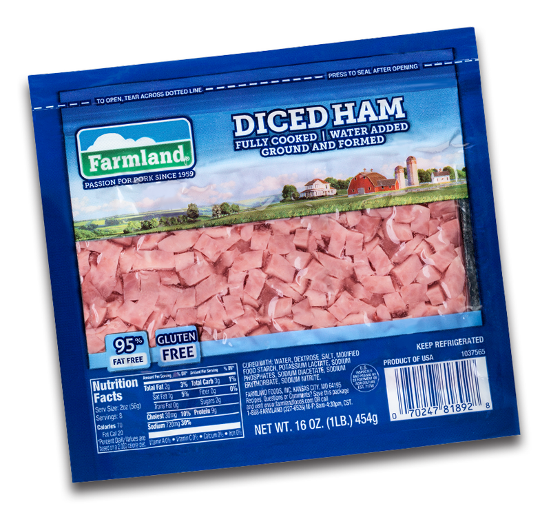 Diced Ham Omelet with Gruyère and Potato Farmland Foods